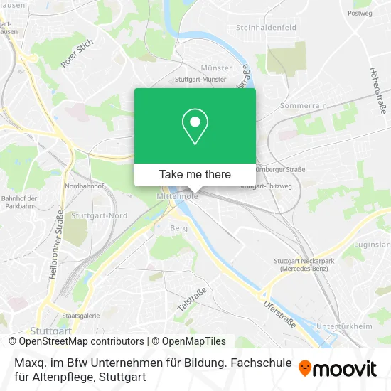 Карта Maxq. im Bfw Unternehmen für Bildung. Fachschule für Altenpflege