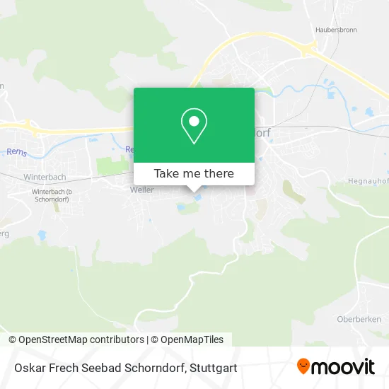 Карта Oskar Frech Seebad Schorndorf