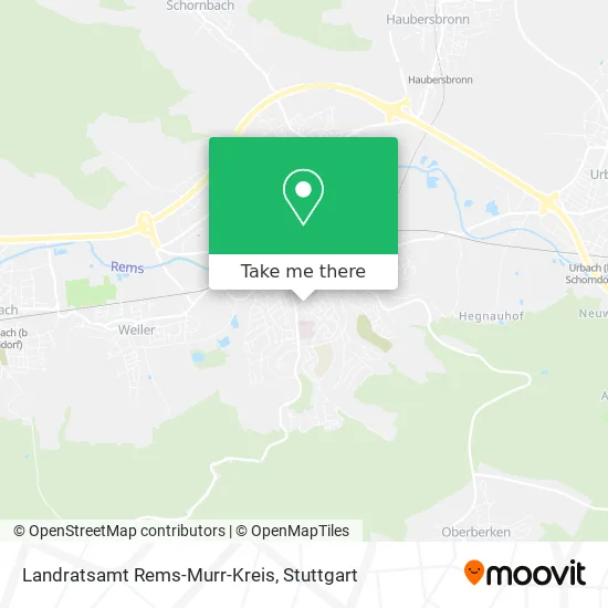 Карта Landratsamt Rems-Murr-Kreis