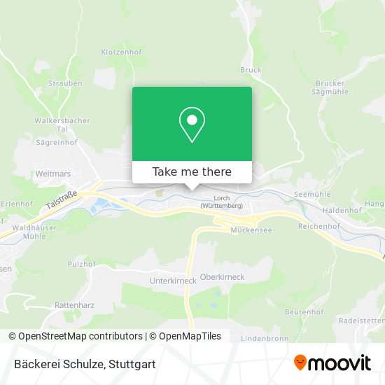 Карта Bäckerei Schulze