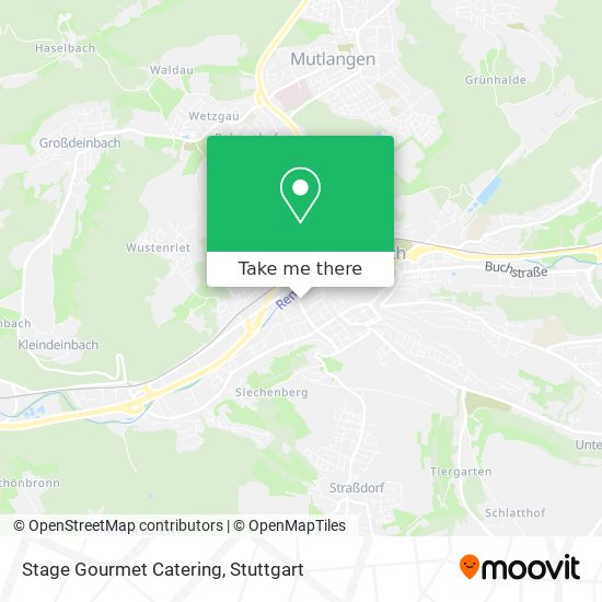 Stage Gourmet Catering map