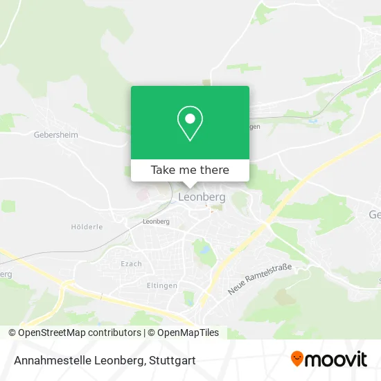 Карта Annahmestelle Leonberg