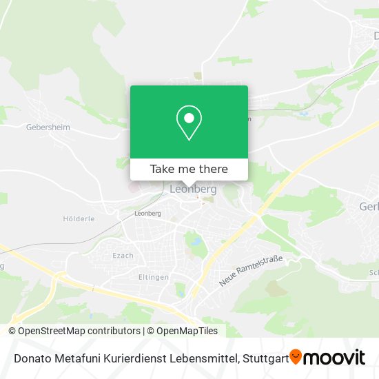 Donato Metafuni Kurierdienst Lebensmittel map