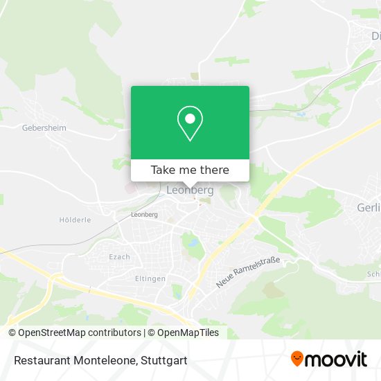 Restaurant Monteleone map