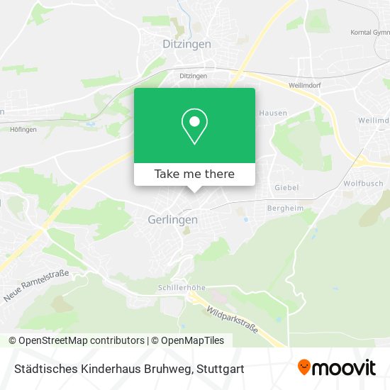 Städtisches Kinderhaus Bruhweg map