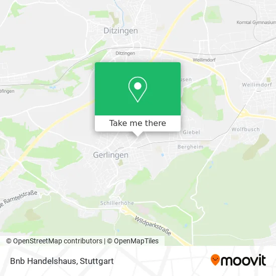 Карта Bnb Handelshaus