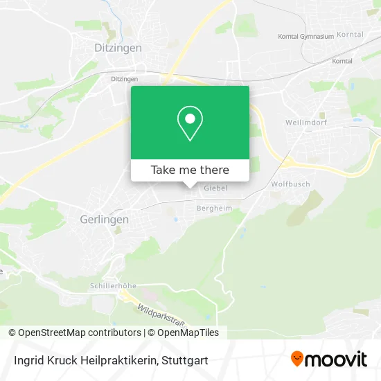Карта Ingrid Kruck Heilpraktikerin