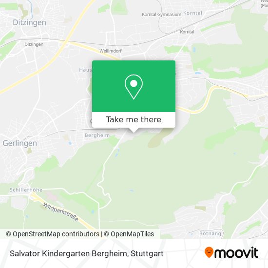 Salvator Kindergarten Bergheim map