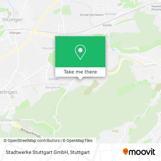 Stadtwerke Stuttgart GmbH map