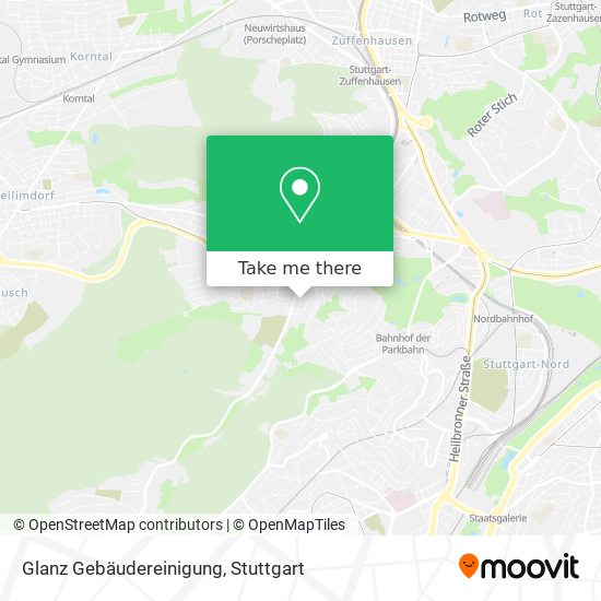 Glanz Gebäudereinigung map