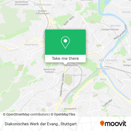 Diakonisches Werk der Evang. map