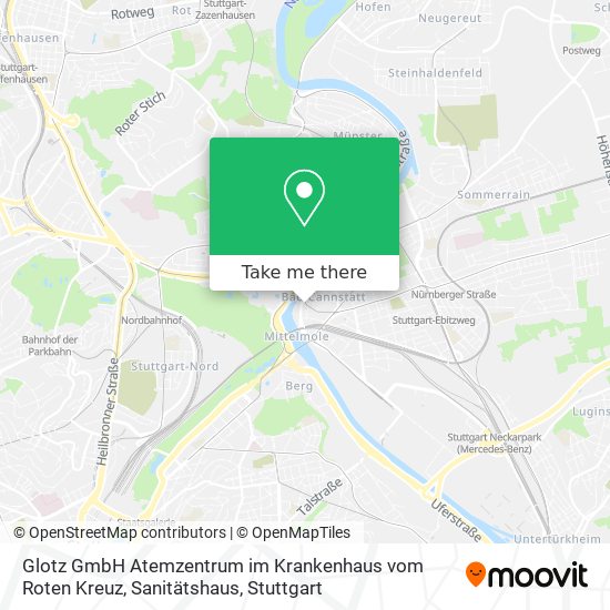 Glotz GmbH Atemzentrum im Krankenhaus vom Roten Kreuz, Sanitätshaus map