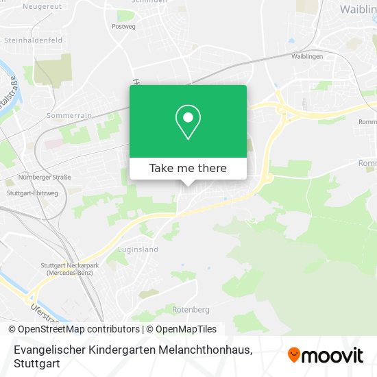 Evangelischer Kindergarten Melanchthonhaus map