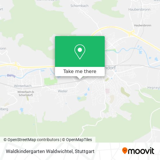 Waldkindergarten Waldwichtel map