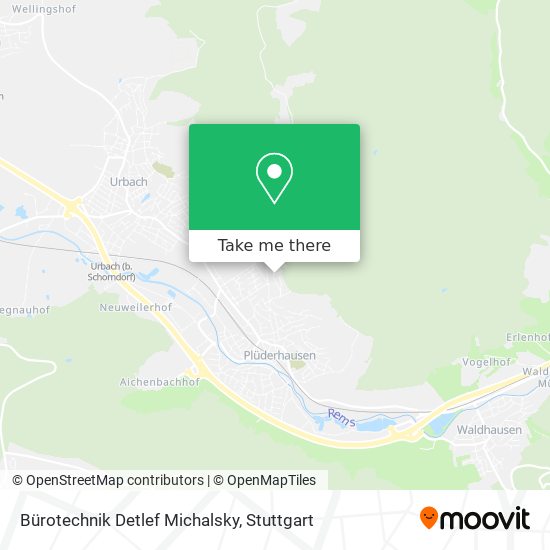 Bürotechnik Detlef Michalsky map