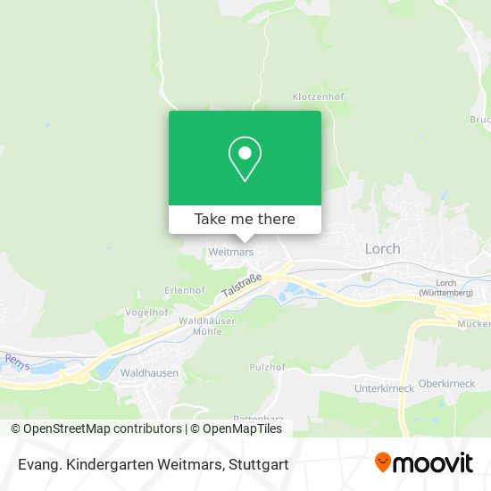 Evang. Kindergarten Weitmars map