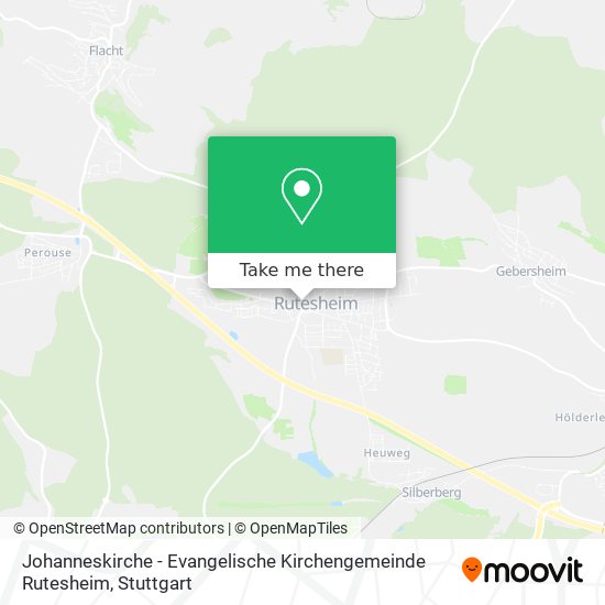 Johanneskirche - Evangelische Kirchengemeinde Rutesheim map