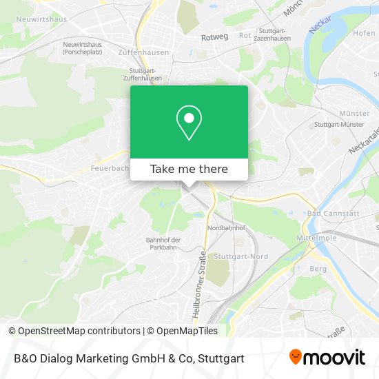 B&O Dialog Marketing GmbH & Co map