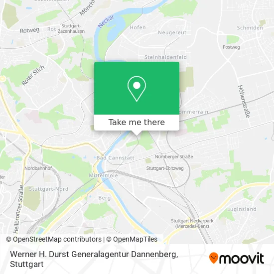 Карта Werner H. Durst Generalagentur Dannenberg