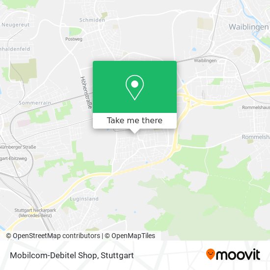 Mobilcom-Debitel Shop map