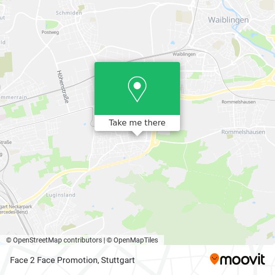 Face 2 Face Promotion map