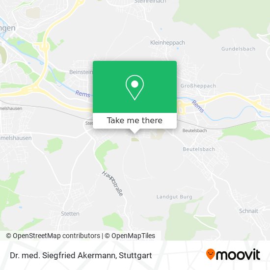 Dr. med. Siegfried Akermann map