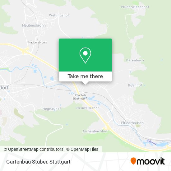Gartenbau Stüber map