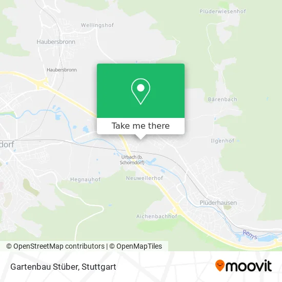 Карта Gartenbau Stüber