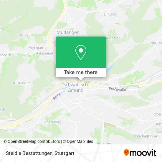 Карта Steidle Bestattungen