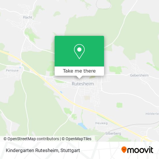 Kindergarten Rutesheim map