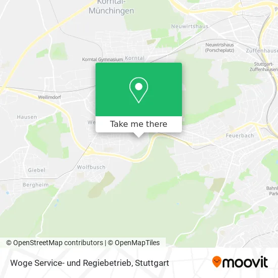 Карта Woge Service- und Regiebetrieb