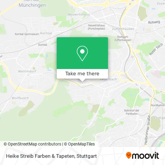 Карта Heike Streib Farben & Tapeten