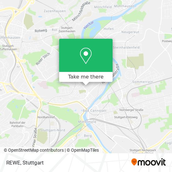 REWE map