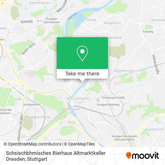 Schsischbhmisches Bierhaus Altmarktkeller Dresden map