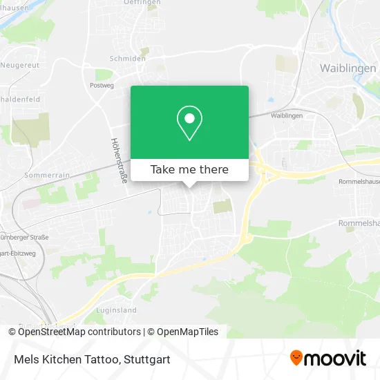 Карта Mels Kitchen Tattoo