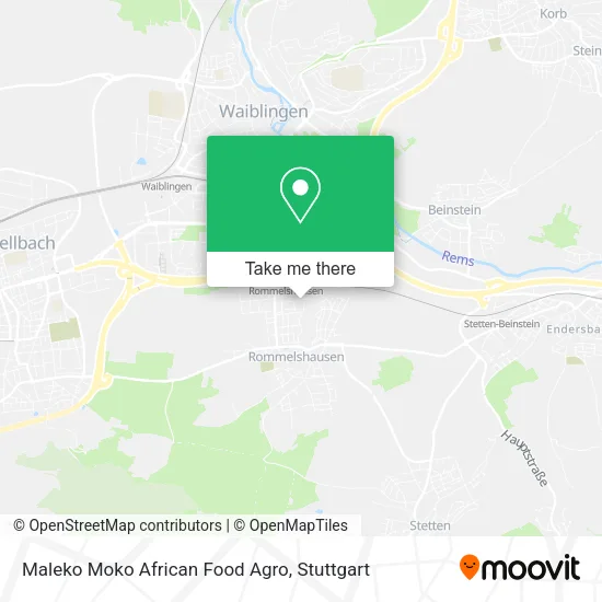 Карта Maleko Moko African Food Agro