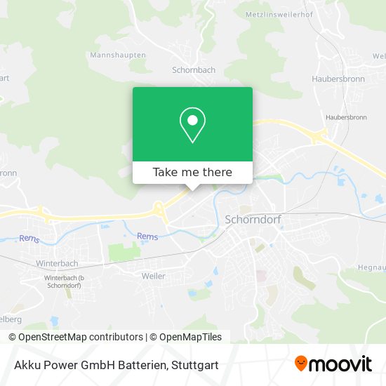Карта Akku Power GmbH Batterien