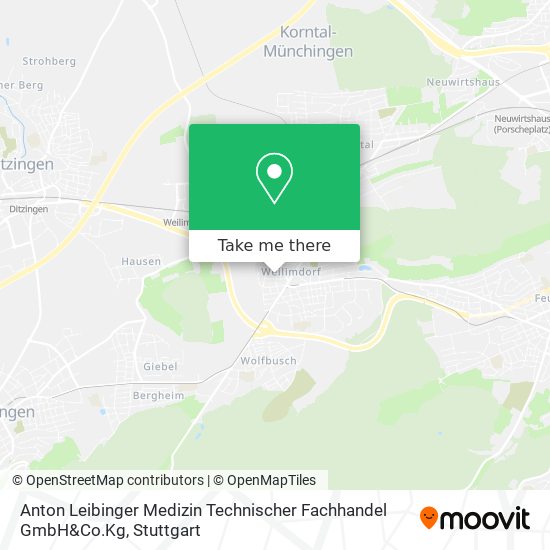 Карта Anton Leibinger Medizin Technischer Fachhandel GmbH&Co.Kg