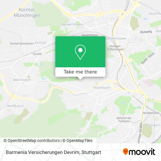 Barmenia Versicherungen Devrim map