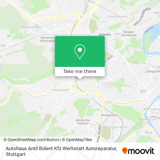 Карта Autohaus Antil Bülent Kfz Werkstatt Autoreparatur