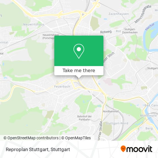 Карта Reproplan Stuttgart