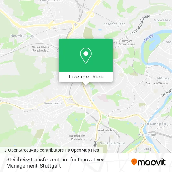 Карта Steinbeis-Transferzentrum für Innovatives Management