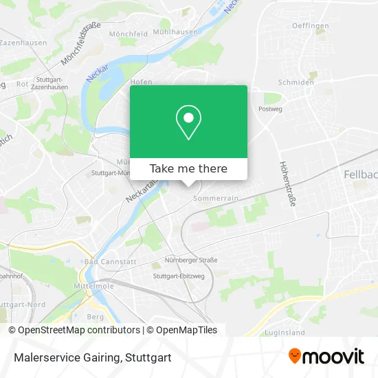 Карта Malerservice Gairing