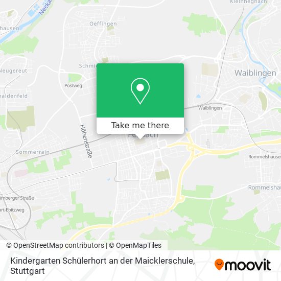 Kindergarten Schülerhort an der Maicklerschule map