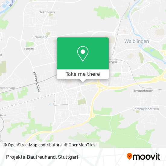 Projekta-Bautreuhand map