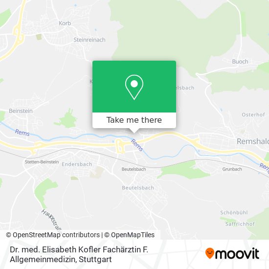 Dr. med. Elisabeth Kofler Fachärztin F. Allgemeinmedizin map