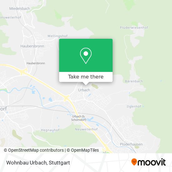 Wohnbau Urbach map