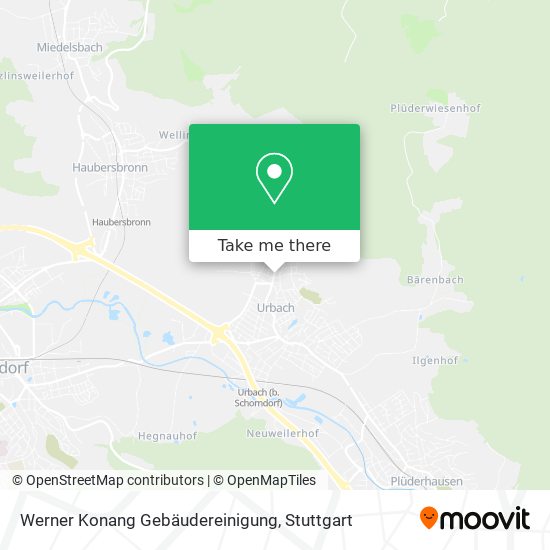 Werner Konang Gebäudereinigung map