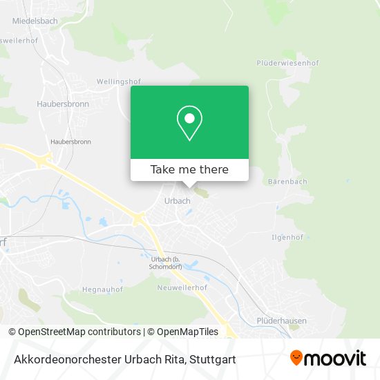 Akkordeonorchester Urbach Rita map