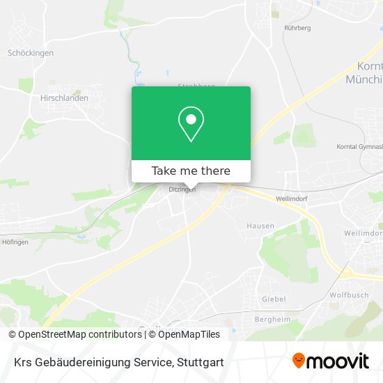 Карта Krs Gebäudereinigung Service